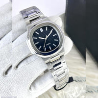 Men's Square Watch with Chain Strap - 1 Pc Quartz Movement and Water Resistant Design