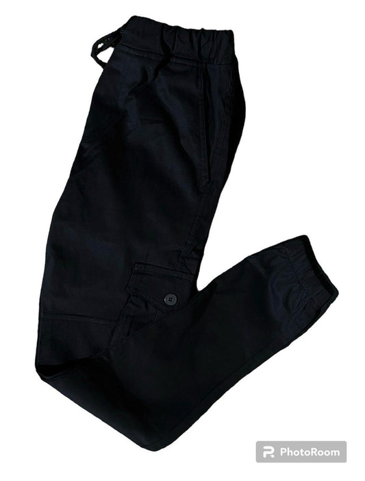 1 Pc Men's Cotton Plain Cargo Pants