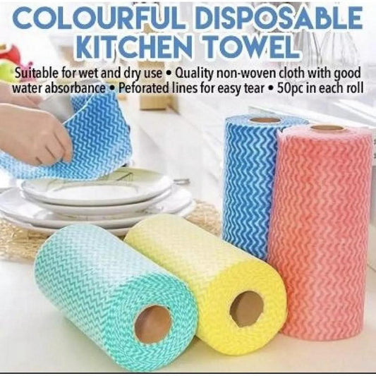 Disposable Tissue Roll, 50 Tissues