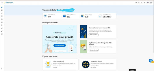🚀 Walmart Seller Center Creation & Store Management Services