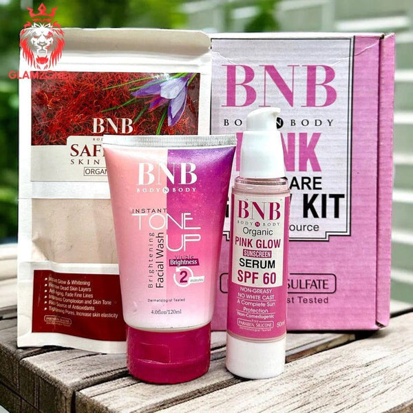 Whitening And Brightening Facial Kit - 1 Set with Smooth Cream, 200ml