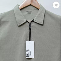 Men's Cotton Plain Polo T-Shirt - 1 Pc Round Neck