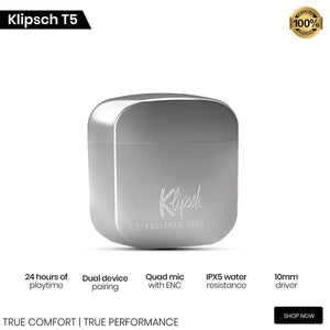 New T5(Klipsch) Metal Wireless Earbuds