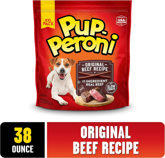 Pup-Peroni Dog Treats, Original Beef Flavor, 38 Ounce, Made with Real Beef