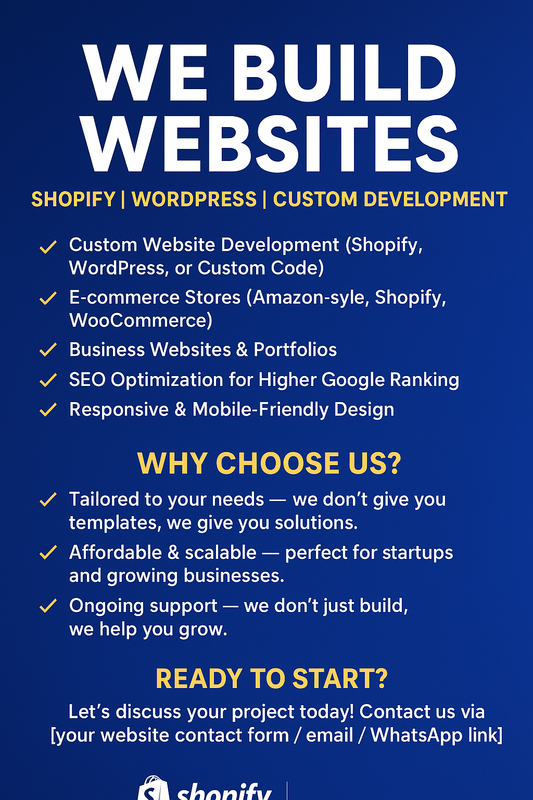 Build Your Dream Website With Us